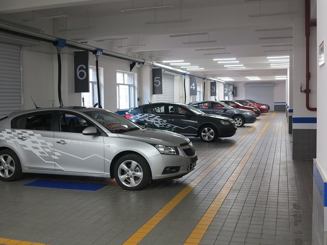 上海通用整車保養(yǎng)與故障診斷區(qū)域